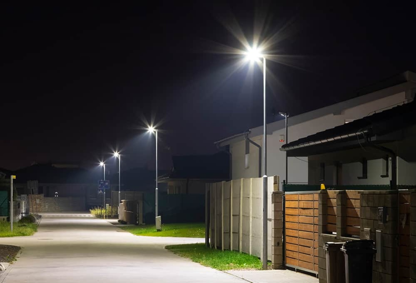 LED-Straßen­beleuchtung bei Elektro Kaiser in Riedering